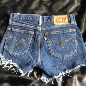 Levi’s blue Jean shorts